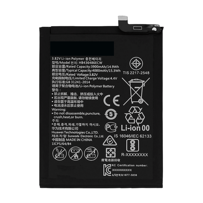 para Huawei P20 Pro batería Li-Po 4000mAh