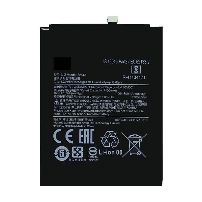 for Redmi Note 8 Pro battery Li-Po 4500 mAh