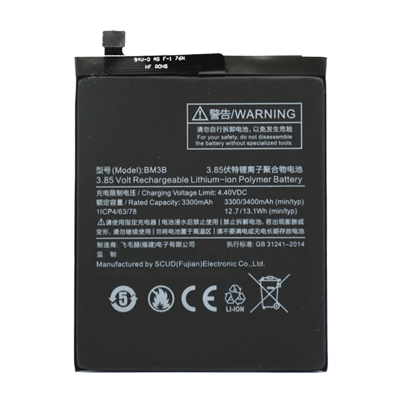 for Xiaomi Mi Mix 2S battery Li-Ion 3400 mAh