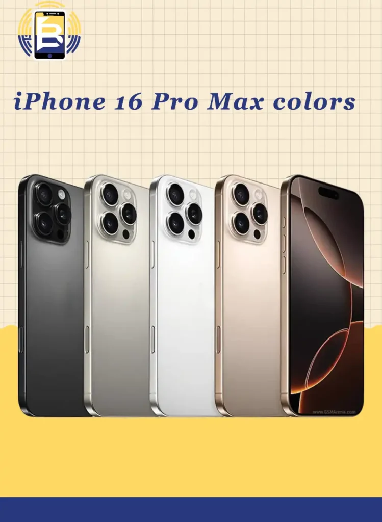 iphone 16 pro max colors