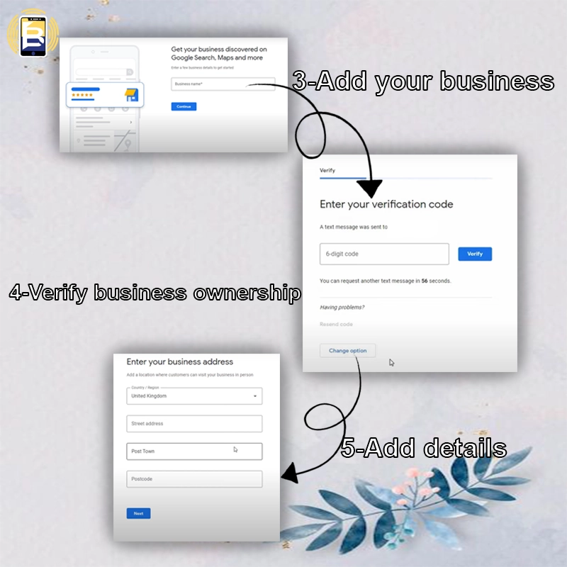 Add your business for google business
