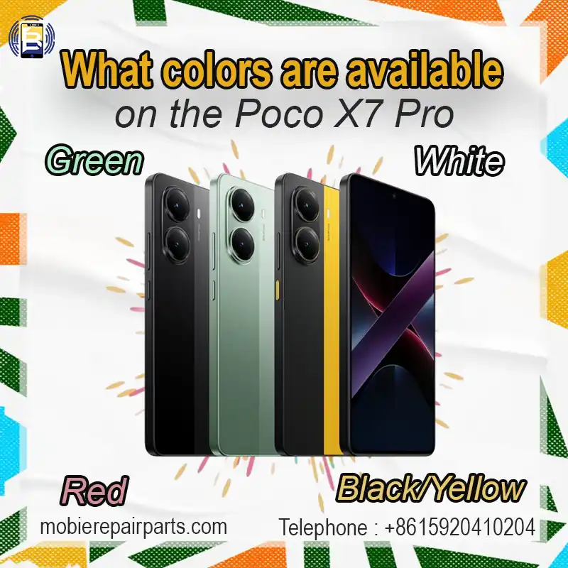 What colors are available on the Poco X7 Pro