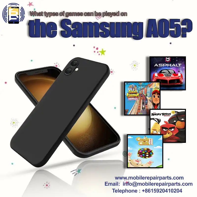 What types of games can be played on the a05