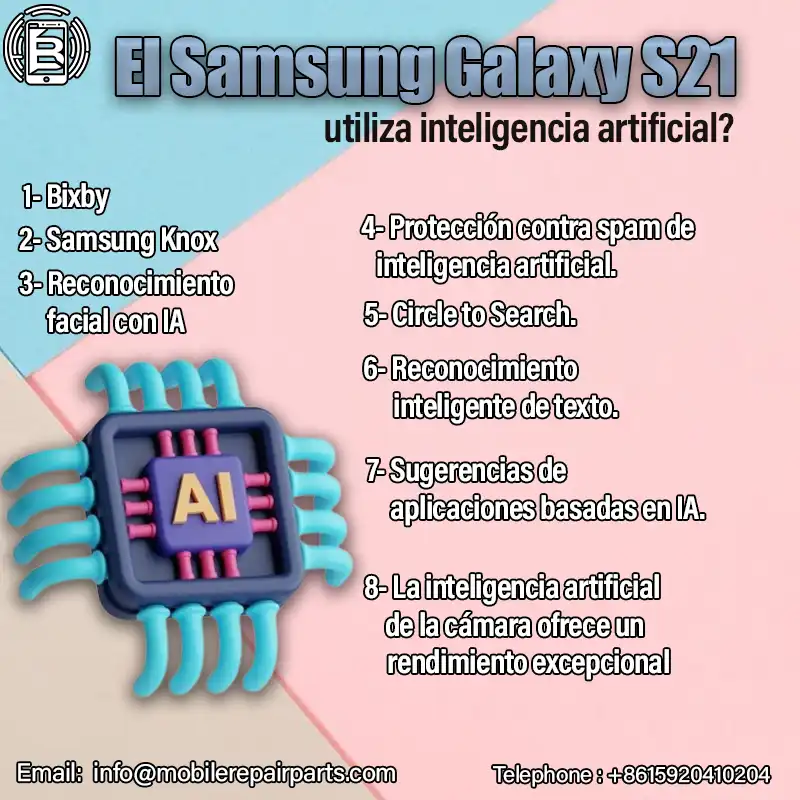 ¿El Samsung Galaxy S21 utiliza inteligencia artificial?Bixby,Samsung Knox,Circle to Search,