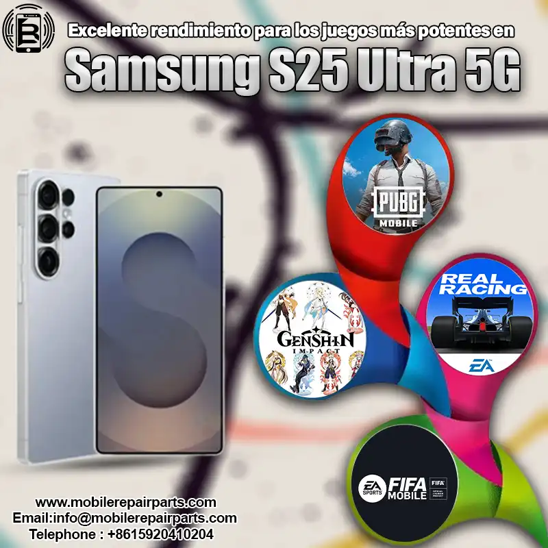 Excelente rendimiento para los juegos más potentes en Samsung S25 Ultra 5G:
