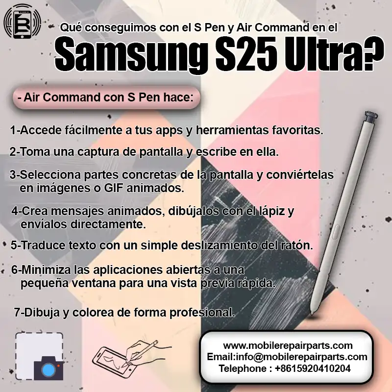 ¿Qué conseguimos con el S Pen y Air Command en el Galaxy S25 Ultra?