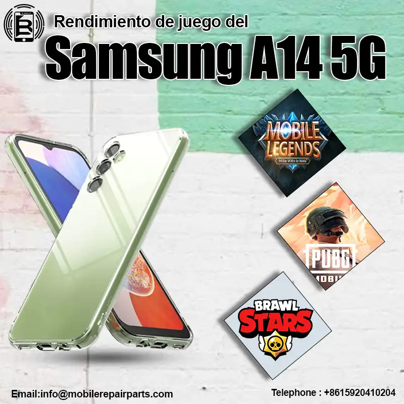 Rendimiento de juego del Samsung Galaxy A14 5G,• PUBG Móvil,Leyendas móviles: Bang Bang Subway Surfers Brawl Stars