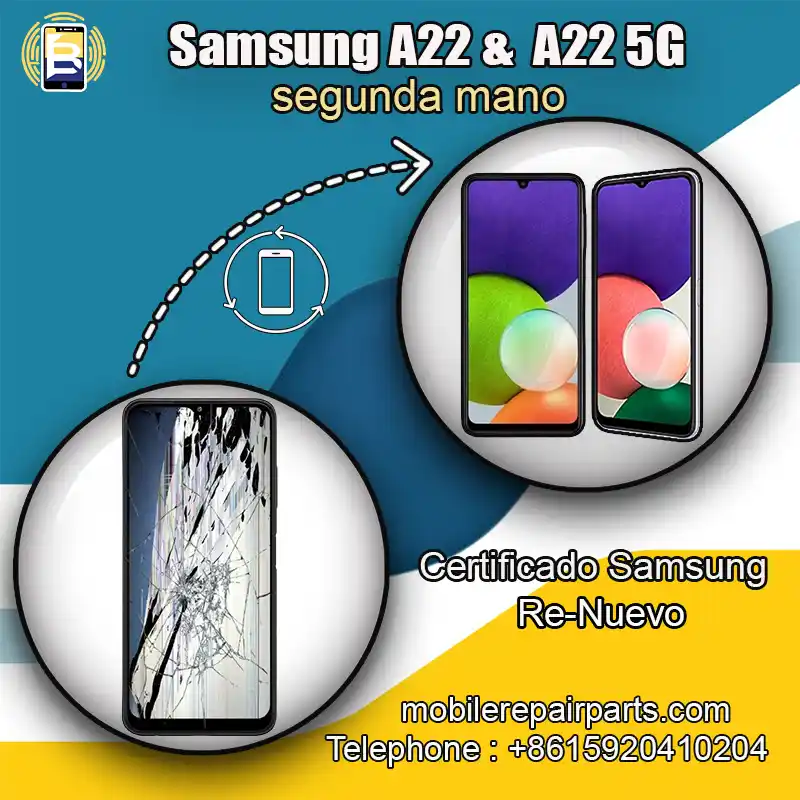 Samsung A22- A22 5G segunda mano, certificado Samsung Re-Nueva