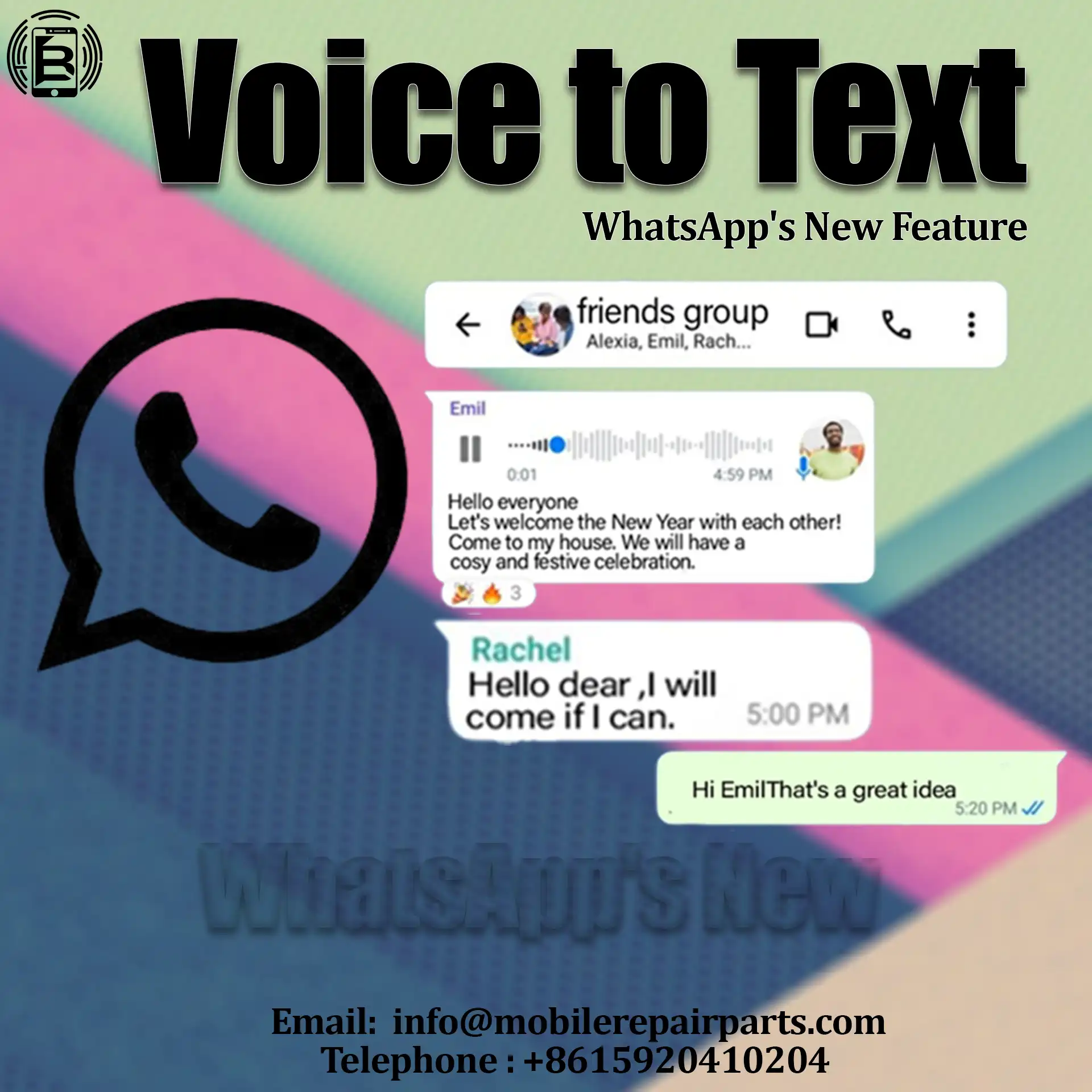 Voice to Text WhatsApp's New Feature, new updates