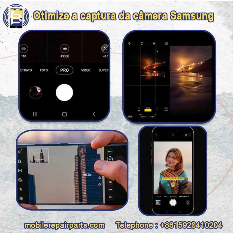 Otimize a captura da câmera Samsung,