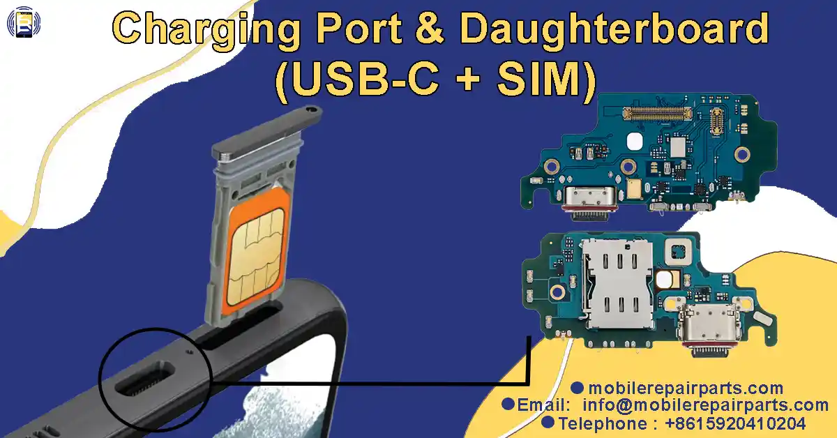 galaxy s21 ultra parts wholesale supplier, Charging Port & Daughterboard (USB-C + SIM).
