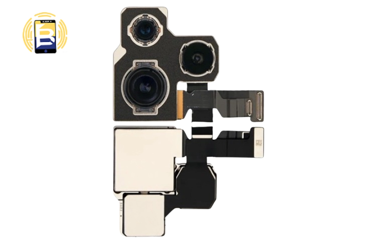 Cámara frontal de iPhone 14 Pro Max con conector