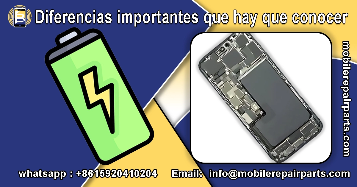 Instalación de batería iPhone 16 Pro conectada correctamente en el dispositivo.