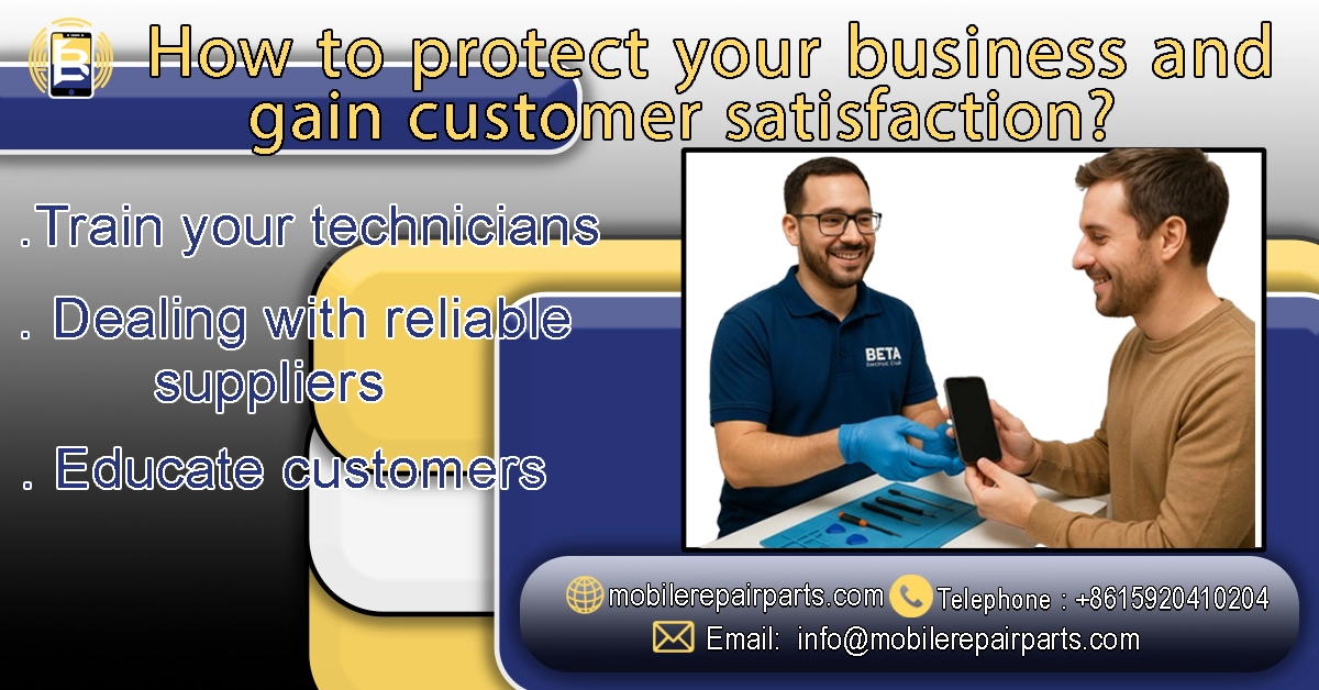 Strategies for successful phone repair businesses include training technicians, selecting reliable parts suppliers, and educating customers to increase trust and satisfaction.