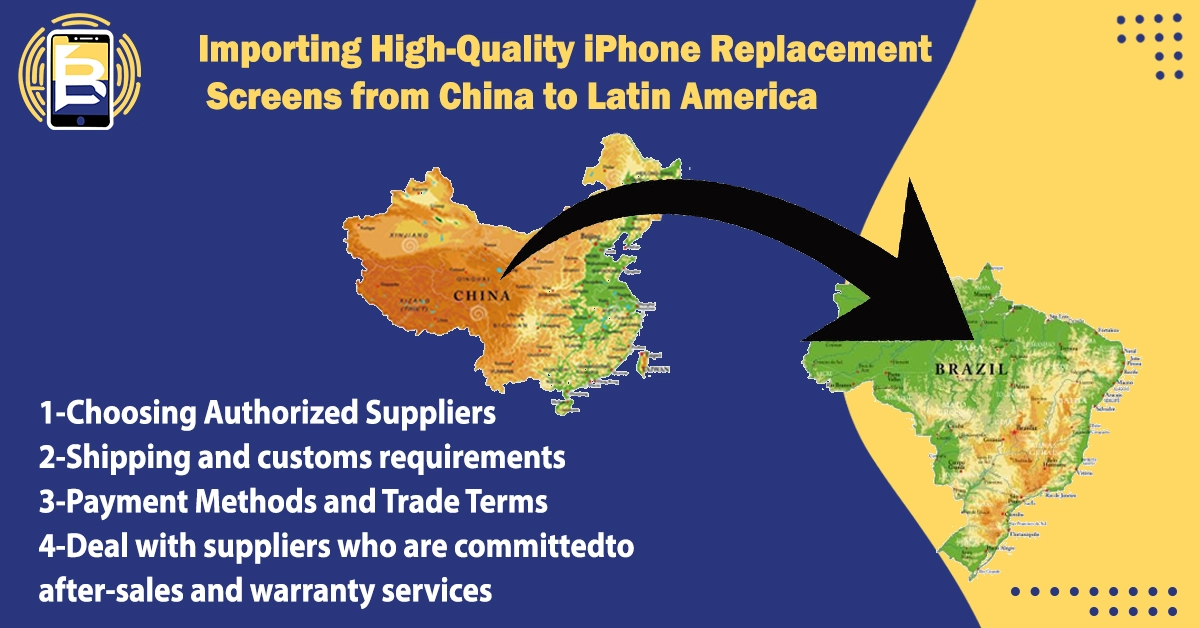 To profit from importing iPhone screens from China, choose certified suppliers, learn about shipping and customs requirements, payment methods, and trade terms.