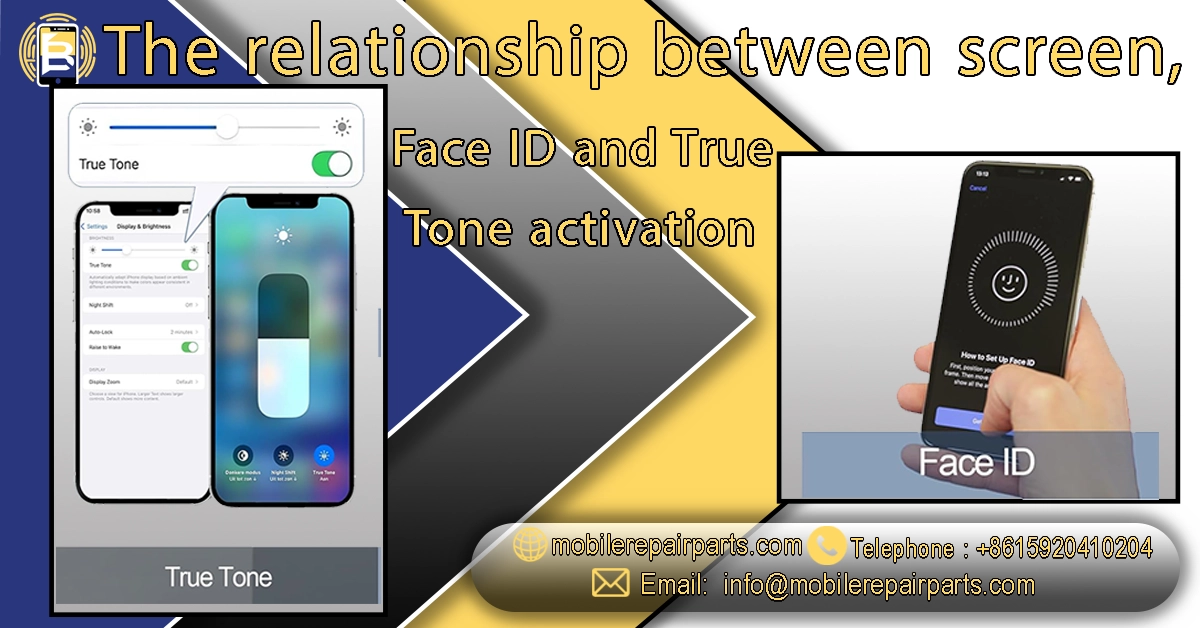 iPhone 13 Pro Max True Tone and Face ID setup after screen replacement showing calibration importance.