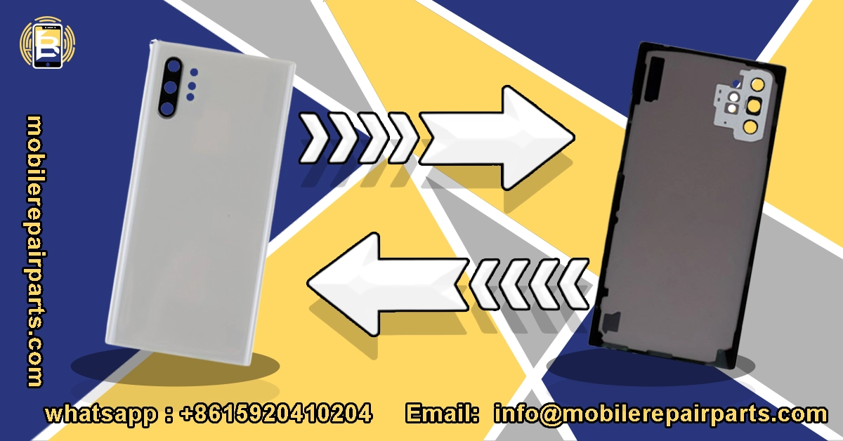 Cristal trasero y marco interno de reemplazo para Samsung Note 10 Plus