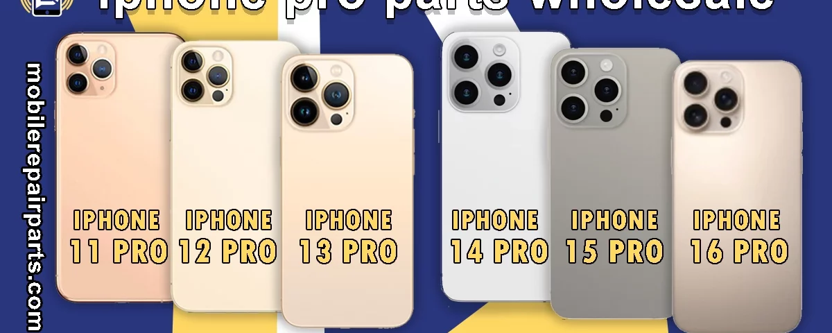 iPhone 11 Pro to iPhone 16 Pro models shown in lineup