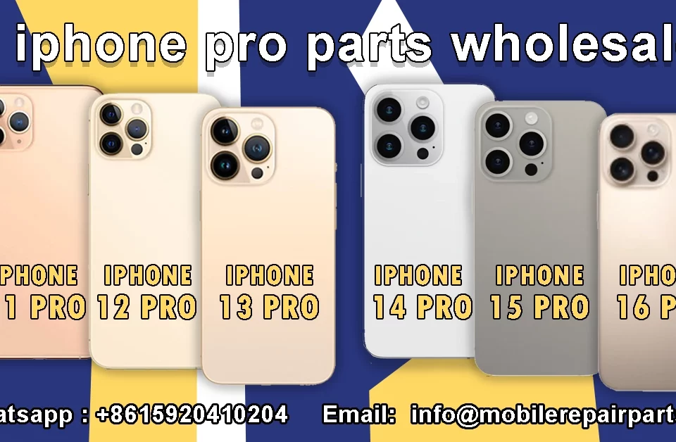 iPhone 11 Pro to iPhone 16 Pro models shown in lineup