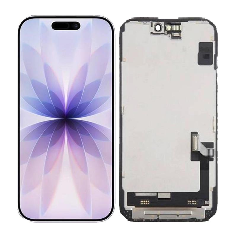 iPhone 17 screen replacement with Super Retina XDR OLED display.