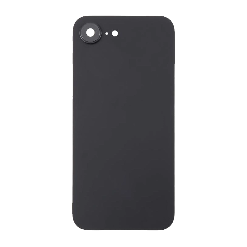 iPhone 16e battery back cover replacement with reinforced aluminum frame and color-infused glass.