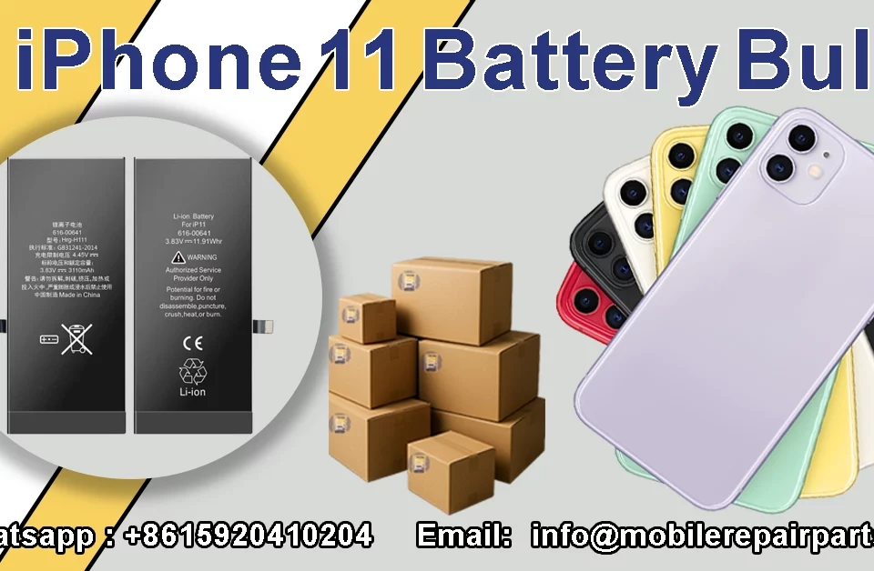 iPhone 11 battery bulk from china.