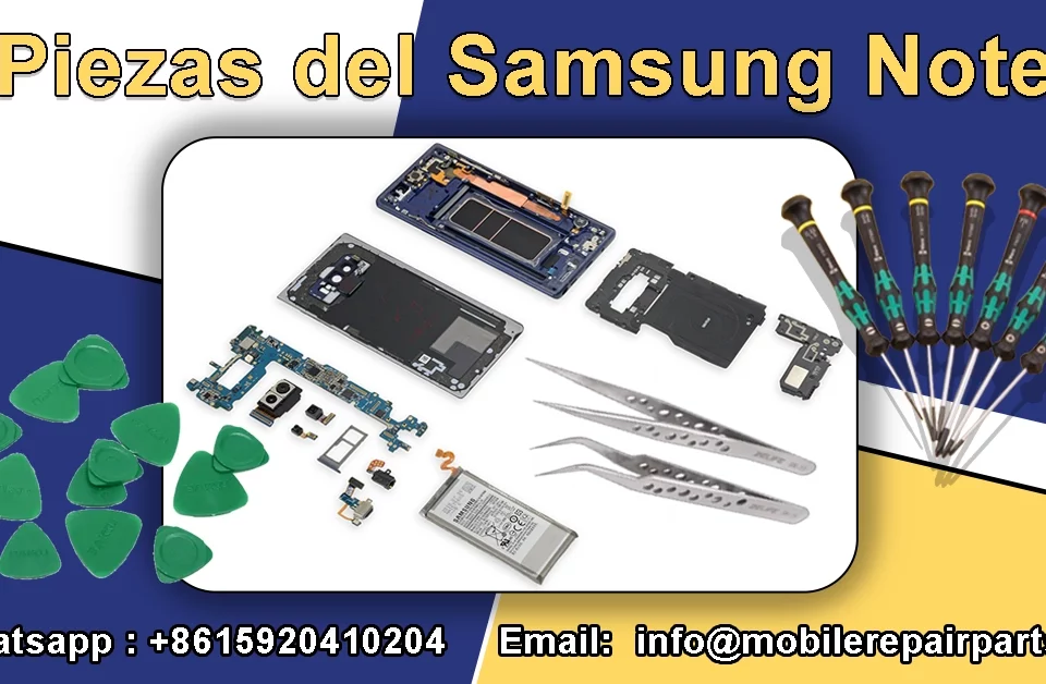 Samsung Note 9 parts and repair tools set