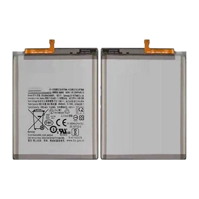 Replacement battery for Samsung Galaxy M36 5G with a capacity of 5000 mAh, supports fast charging.