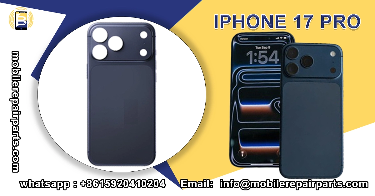 Premium iPhone 17 Pro back cover.