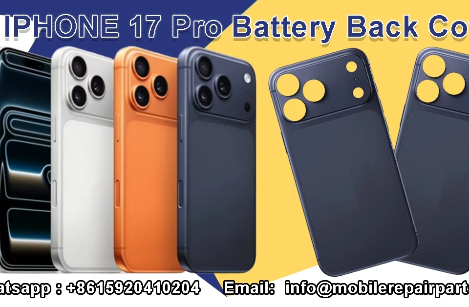 Stylish back cover for iPhone 17 Pro.