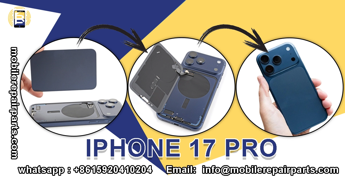 Easy-to-install iPhone 17 Pro back cover.