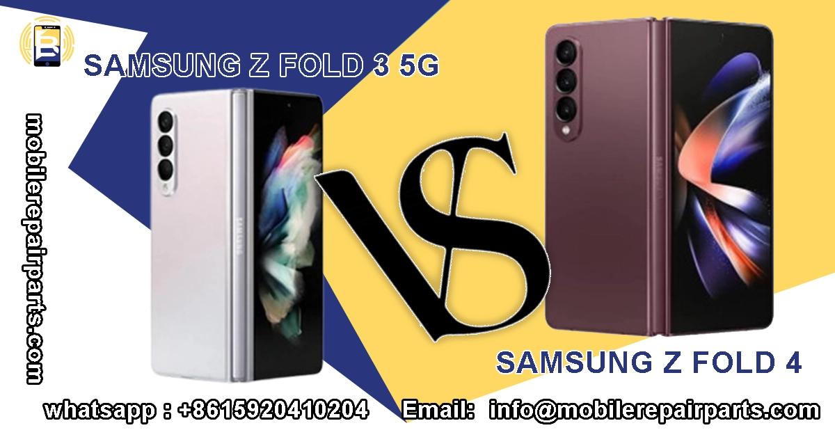 Comparación entre Samsung Z Fold 3 5G y Samsung Z Fold 4.