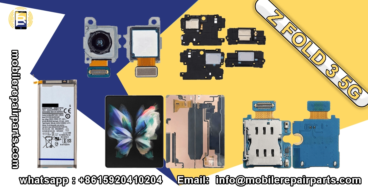 Componentes de reemplazo para Samsung Z Fold 3 5G.