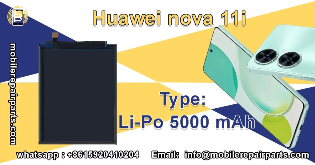 Huawei Nova 11i battery Li-Po 5000 mAh replacement

