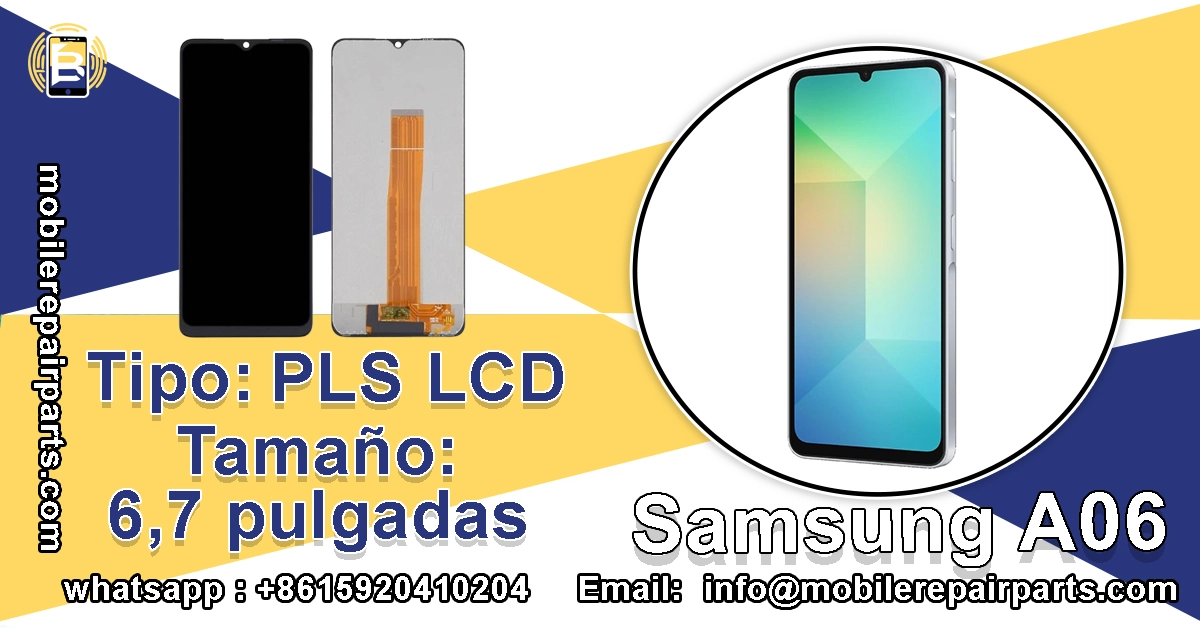 Pantalla PLS LCD para Samsung A06, 6,7".