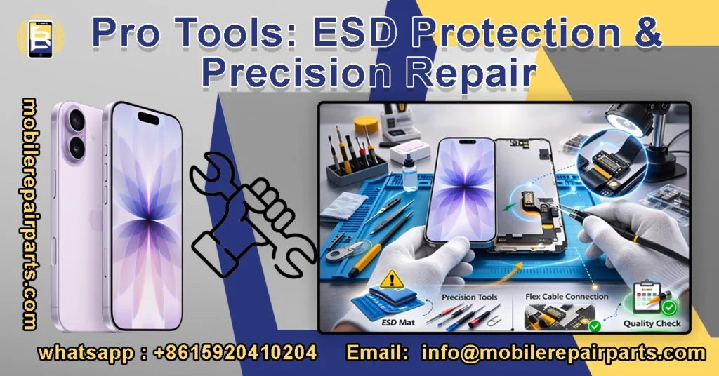 Essential tools for iPhone 17 OLED screen replacement