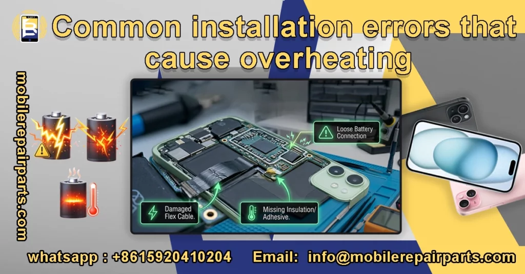 Common installation mistakes that cause your iPhone to overheat after replacing the battery