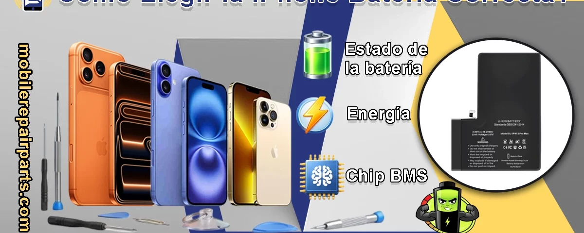 Reparación de celular con batería iPhone de alta calidad