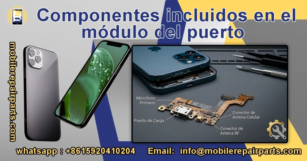 El cable de carga flexible del iPhone muestra el micrófono y la antena integrados.
