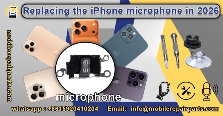 How can you replace an iPhone microphone?