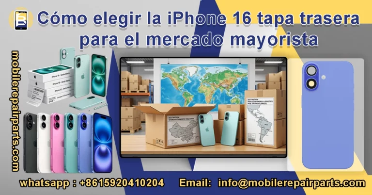 Cómo elegir la iPhone 16 tapa trasera para el mercado mayorista