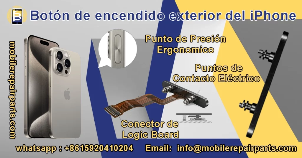 Botón de encendido exterior del iPhone