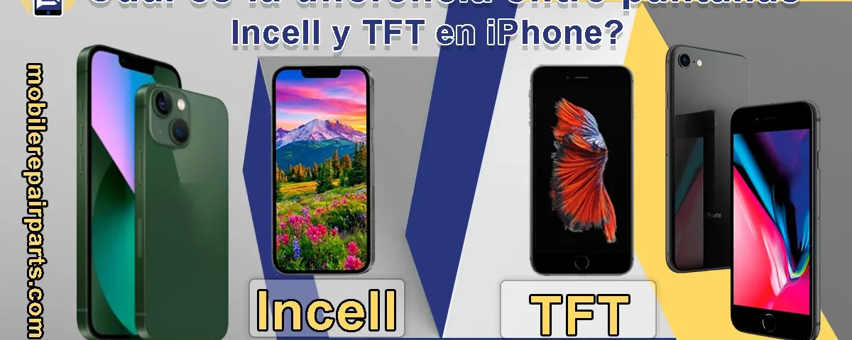Comparación entre pantalla Incell y TFT