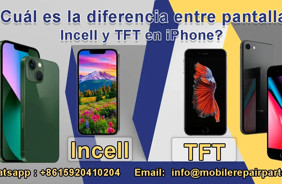 Comparación entre pantalla Incell y TFT