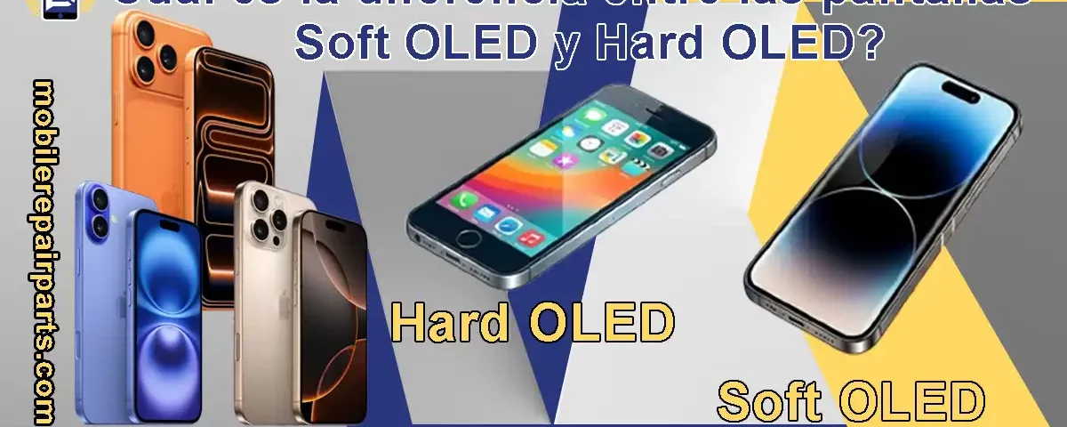Diferencia entre pantalla Soft OLED y Hard OLED en iPhone