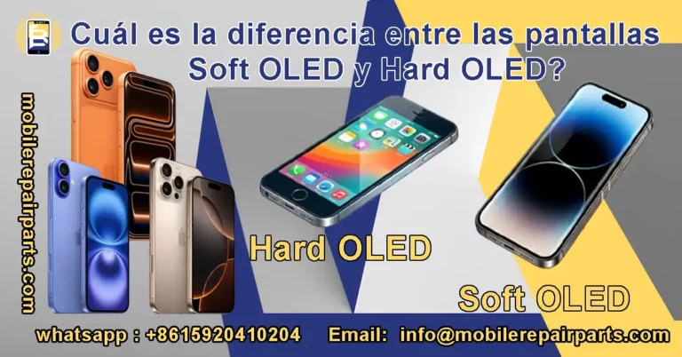 ¿Cuál es la diferencia entre las pantallas Soft OLED y Hard OLED?