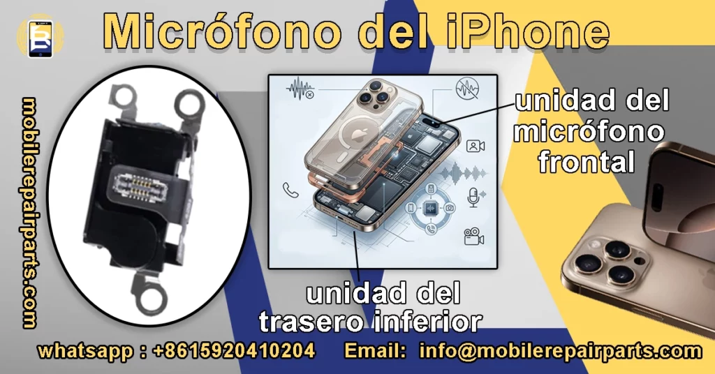 Micrófono de iPhone de alta calidad para llamadas y grabaciones – Repuestos iPhone