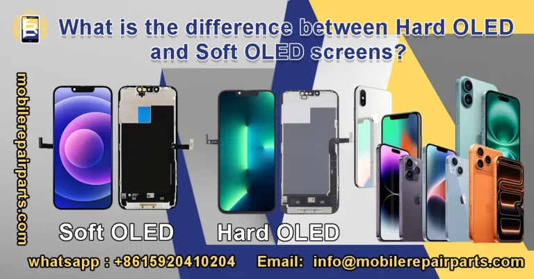 What is the difference between Hard OLED and Soft OLED screens?