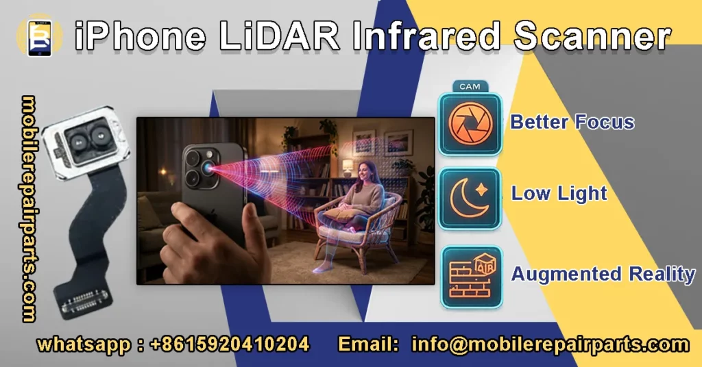 iPhone LiDAR sensor infrared scanner replacement part for Pro models