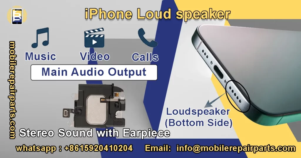 iPhone loud speaker replacement bottom audio repair part